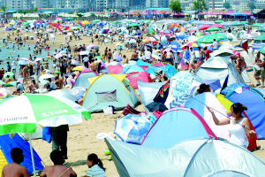 大连星海湾海水浴场天气 大连星海湾海水浴场天气