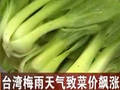 台湾梅雨天气致菜价飙涨