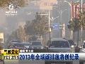 美国纽约现今冬首场降雪
