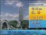 午间天气预报