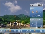 早间天气预报