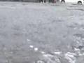 山西强降雨致路段积水市政环卫排涝忙