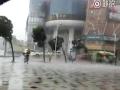 <P>“海马”登陆 广东惠东县平海镇港口海滨旅游度假区风雨交加