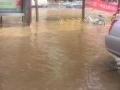 辽宁朝阳凤凰山山洪造成八宝转盘道路积水