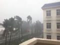 “杜苏芮”携狂风大雨袭击海南三沙市珊瑚岛
